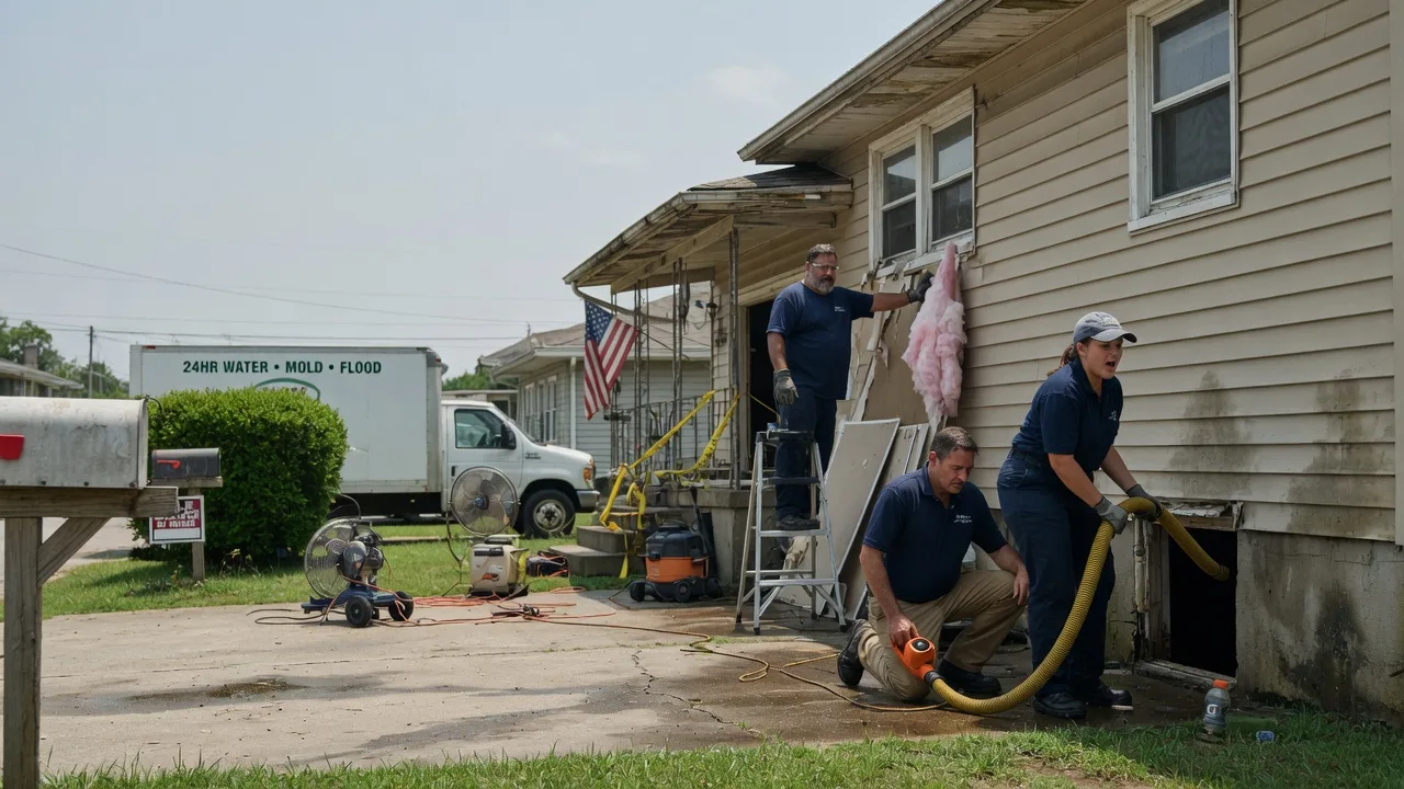 Water Damage Repair in Farina, IL near me